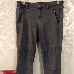 a.n.a Black Jeggings with Zipper Accents